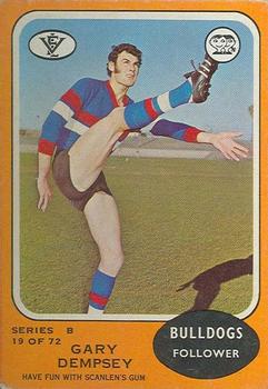 1973 Scanlens VFL #19 Gary Dempsey Front